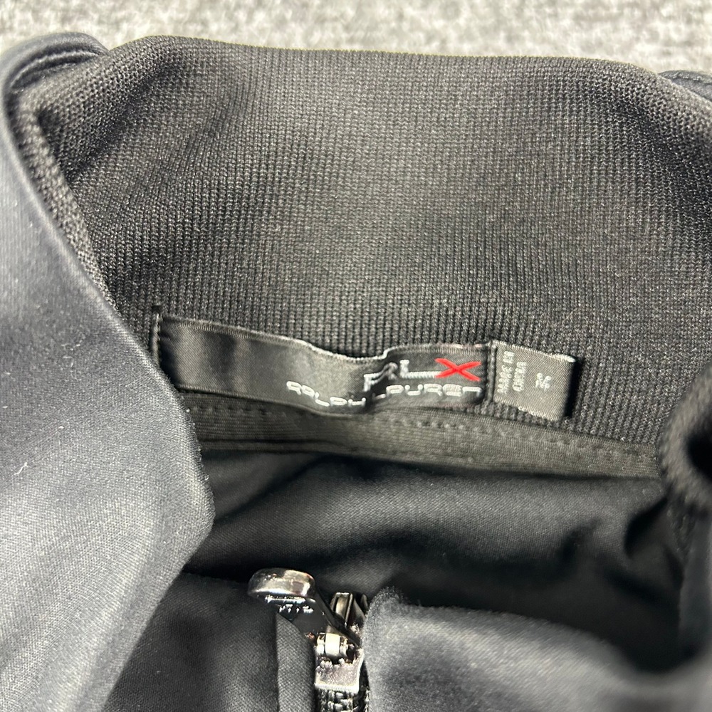 RLX Ralph Lauren Vest Mens M Black 2015 US Open Chambers Bay Golf Full Zip Logo - Picture 4 of 10